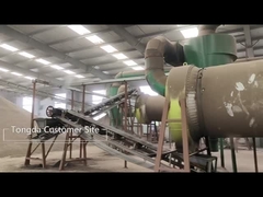 Διπλός Granulator 20TPH λιπάσματος κυλίνδρων NPK οργανικός κόκκος λιπάσματος που κατασκευάζει τη μηχανή