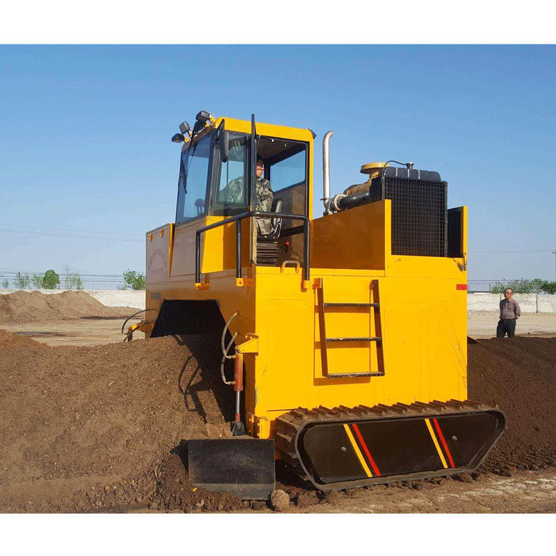 500-700 Windrow M3/H τύπος αντιολισθητικών αλυσίδων εξοπλισμού λιπάσματος ζύμωσης του Turner