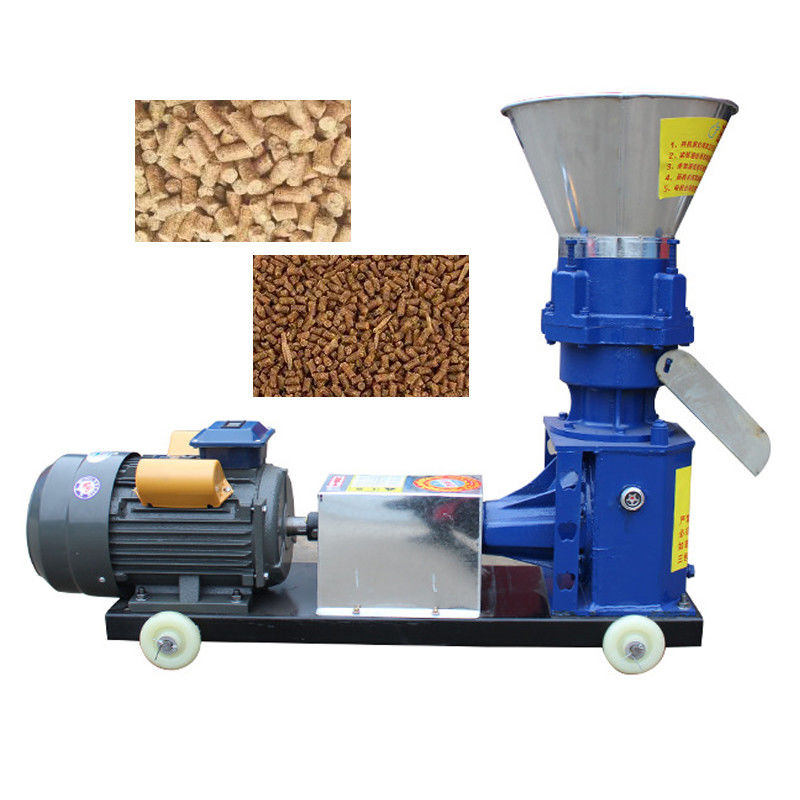 Pelletizer 1000kg/H αχύρου καλαμποκιού προβάτων βοοειδών μύλος σβόλων ζωοτροφών